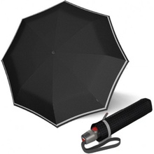 Knirps T.200 Medium duomatic Reflective Rain pánsky plne automatický dáždnik černý