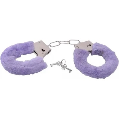 Crushious Белезници с пух Best Seller лилави