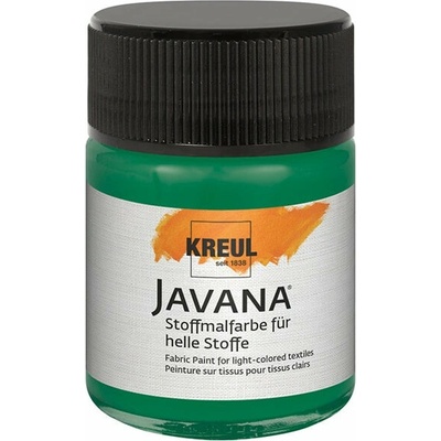 Javana farba na svetlý textil 50 ml tmavozelená