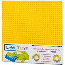 L-W Toys Základová deska 32x32 žlutá