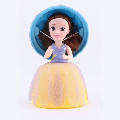 Кукла сладолед Мелба с четка - жълта + синьо gelato