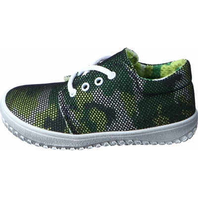 Jonap barefoot boty B7V zelená maskáč