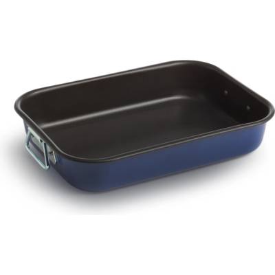 Accademia Mugnano Rectangular Baking Tray AM Bella Blu, Non-stick, 35 cm, Blue (BBTGLR35)