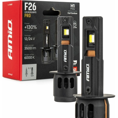 Amio LED H1 12/24V 3500 lm + 130 % 2 ks AM04869