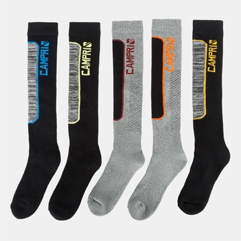 Campri Мъжки чорапи Campri Ski Sock 5PK Mens - Multi
