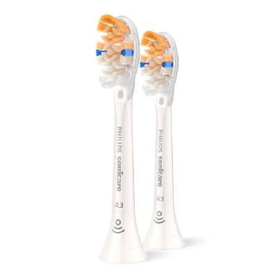 Глава за четка А3 Premium All-in-one Philips Sonicare HX9092/87, бял, 2 броя (A3 Premium All-in-one)