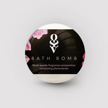 Obsessive Bath Bomb Floral Woody šumivá guľa do kúpeľa s feromónmi 100 g