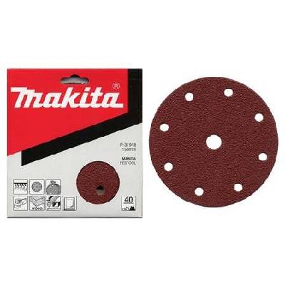 Шлайф хартия MAKITA Velcro 150 мм 9 отвора K100, 10 бр. P-31946 (P-31946)