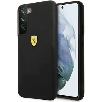 Ferrari Гръб FERRARI силикон кейс за Samsung Galaxy S22 Plus, Черен (FER000523-0)