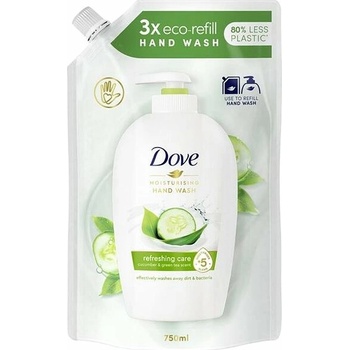 Dove refreshing care cucumber & green tea tekuté mydlo náhradná náplň 500 ml