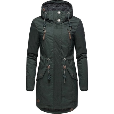Ragwear Функционално палто 'Elsie' зелено, размер XL