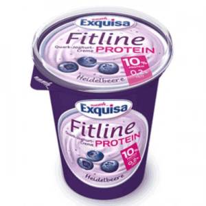  Млечен продукт Кварк Fitline с боровинка Exquisa 400гр