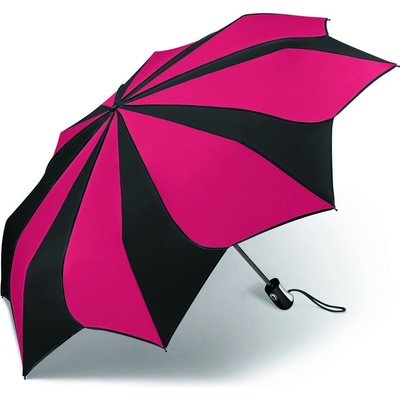 Pierre Cardin deštník skládací automatický černo červený