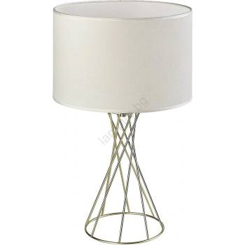 Rábalux 74081 - Настолна лампа NIVRA 1xE27/40W/230V златна/бяла (RL74081)