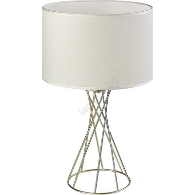 Rábalux 74081 - Настолна лампа NIVRA 1xE27/40W/230V златна/бяла (RL74081)