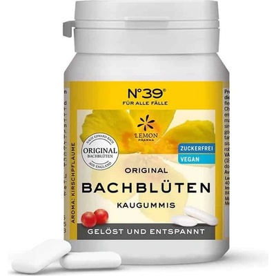 Lemon Pharma Дъвки на д-р Бах N°39 Спокойствие и емоционален баланс, 40 броя, Lemon Pharma (100101 LP)