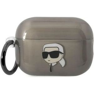 Karl Lagerfeld AirPods Pro 2 калъф черен Ikonik Karl Lagerfeld (KLAP2HNIKTCK)
