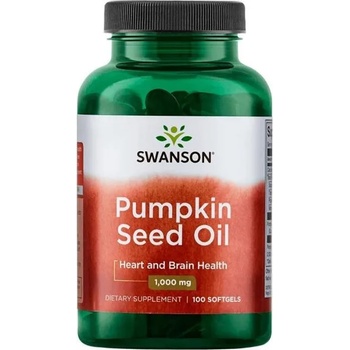 Swanson Pumpkin Seed Oil, 1000 mg, 100 капсули, Swanson (SW364)