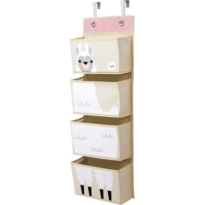 3 sprouts závěsný organizér pštros Llama white