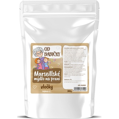 Nanolab Marseillské mýdlo vločky na praní od babičky 300 g