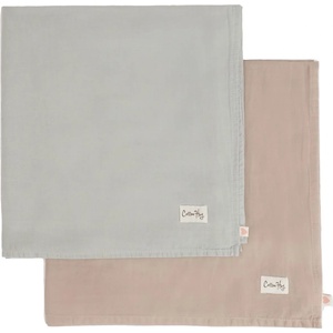 Cotton Hug Комплект бебешки пелени Cotton Hug - Синьо, 70 х 70 cm, 2 броя (CH038) - baby