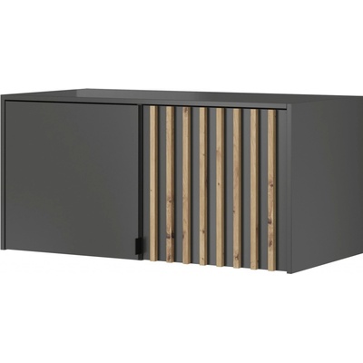 Piaski Nelly 105 cm grafit / dub artisan – Zboží Dáma