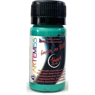 Artemiss Tmavá farba na textil 34 Tmavozelená 40 g