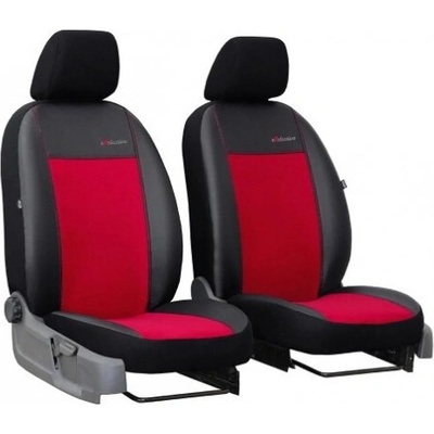 Autopoťah Pok-ter CITROËN JUMPER 1+1 II 2006-2015 Exclusive Alcantara Alcantara-koža červená