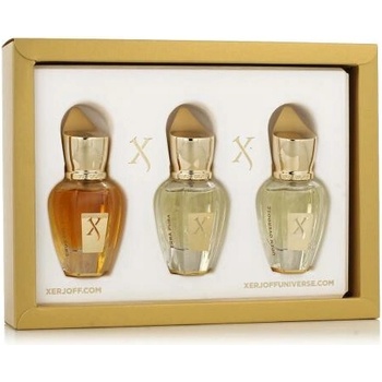 Xerjoff Discovery Set III: Naxos EDP 15 ml + Alexandria II Parfum 15 ml + Golden Dallah Parfum 15 ml darčeková sada