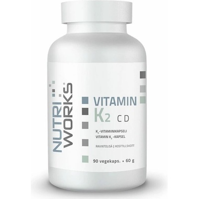 NutriWorks Vitamin K2 C D 90 kapsúl