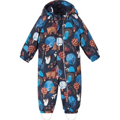 Dětský membránový overal Reima Puhuri Navy new