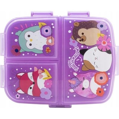 Stor Desiatový box Squishmallows XL so 4 priehradkami 75899