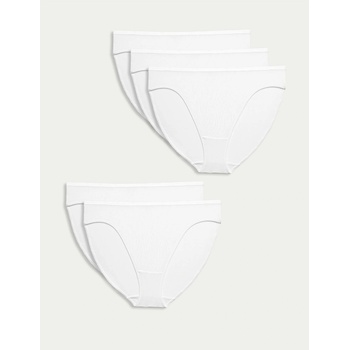 Marks & Spencer Комплект от пет бели дамски панталона Marks & Spencer Marks & Spencer | Byal | ЖЕНИ | S