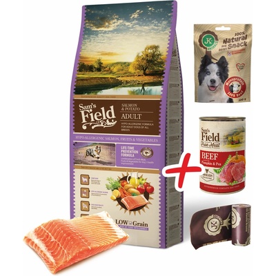 Sam's Field Low Grain Adult Salmon & Potato 13 kg