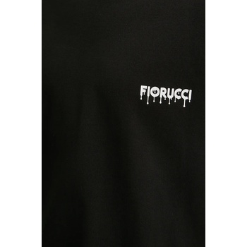 Fiorucci Памучна тениска Fiorucci в черно с принт M01FPTSH103CJ01BK01 (M01FPTSH103CJ01BK01)