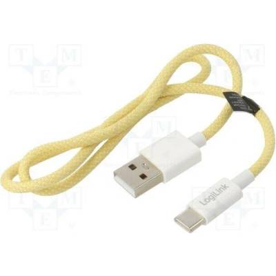 Logilink CU0332 USB 2.0 USB A vidlice USB C vidlice 500mm žlutý