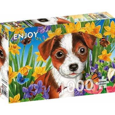 ENJOY Štěňátko v zahradě 1000 dílků