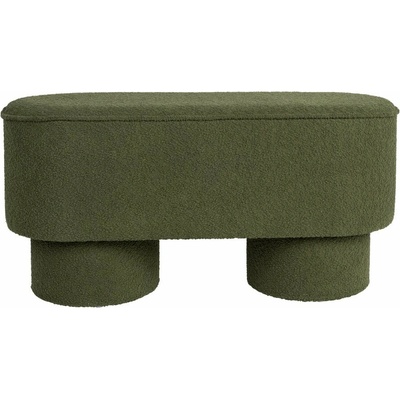 White Label Living MARCOS WLL 93x35 cm bouclé zelené
