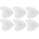 Dunlop 444R 0.42 Gauged Nylon Fins 6 Перце за китара (444R42-6PACK-SET)