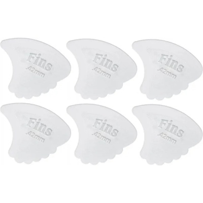 Dunlop 444R 0.42 Gauged Nylon Fins 6 Перце за китара (444R42-6PACK-SET)