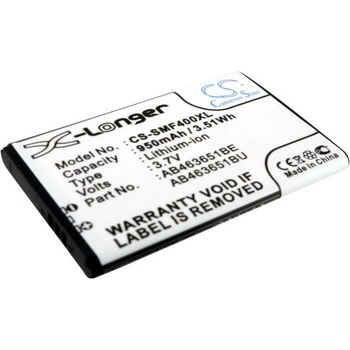 Cameron Sino Samsung AB463651BUC Li-ion 950mAh CS-SMF400XL