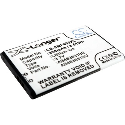 Cameron Sino Samsung AB463651BUC Li-ion 950mAh CS-SMF400XL