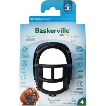 Company Of Animals Baskerville Ultra Muzzle - Намордник за кучета размер 4, за средни и едри породи като поинтер, питбул