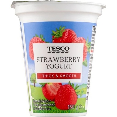 Tesco Jogurt jahodový 150 g