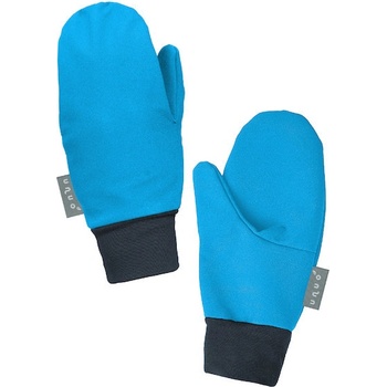 Unuo, Dětské softshellové rukavice s fleecem Tap, Tyrkysová