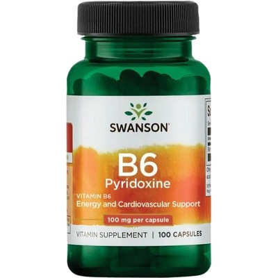 Swanson Vitamin B6 100 mg / Pyridoxine [100 капсули]