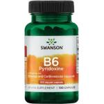 Swanson Vitamin B6 100 mg / Pyridoxine [100 капсули]