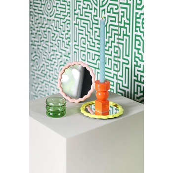 &k amsterdam Огледало за стена Zigzag Yellow (1653.02)