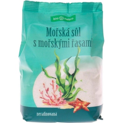 BioNebio mořská sůl jodovaná mořskými řasami 300 g