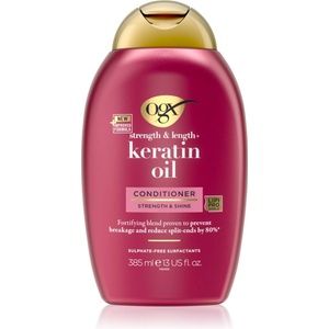 OGX Keratin Oil подсилващ балсам с кератин и арганово масло 385ml
